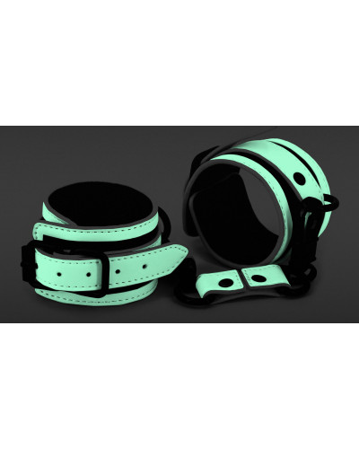 Menottes de poignets fluorescentes Glo 