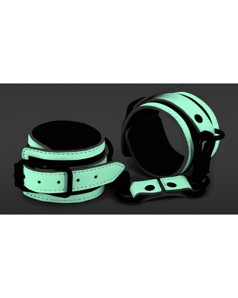Menottes de poignets fluorescentes Glo 