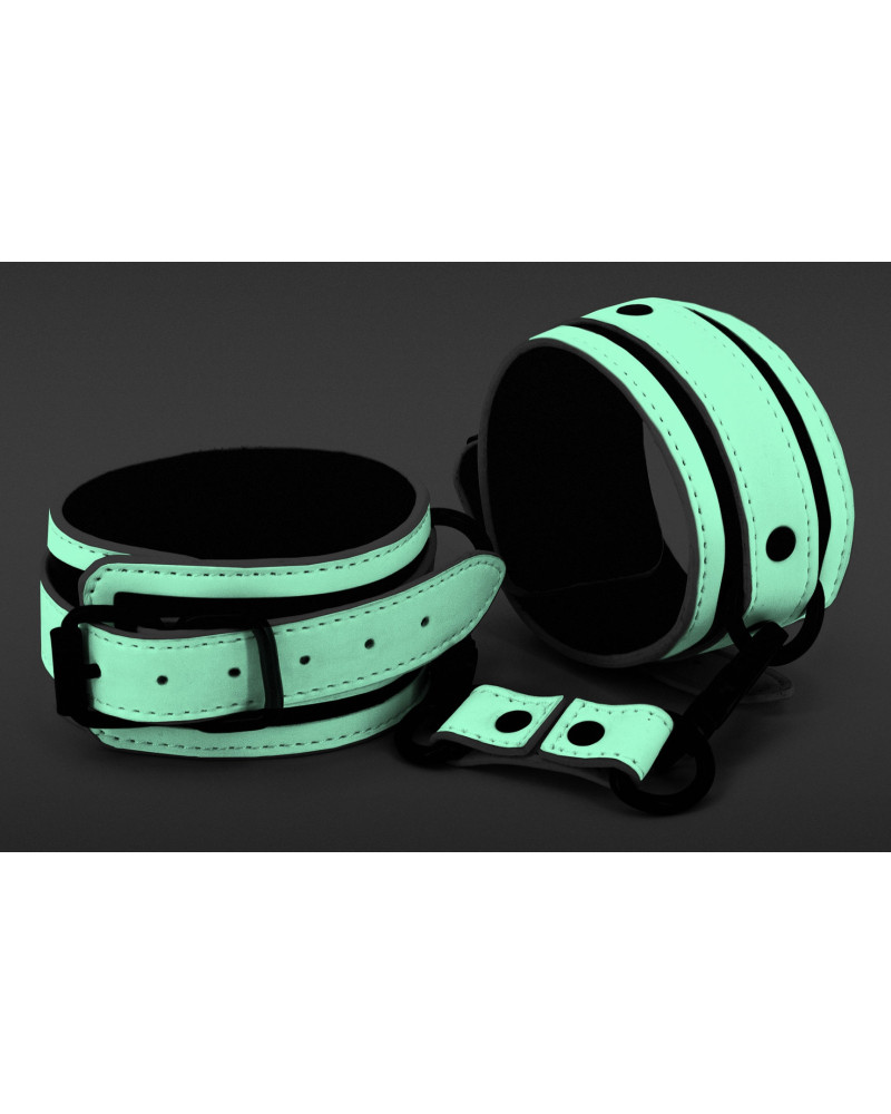 Menottes de cheville fluorescentes GLO 