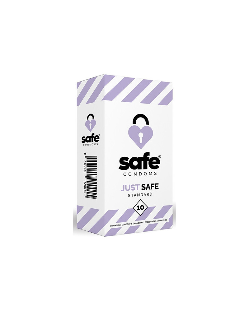 Préservatifs en latex JUST SAFE x10 