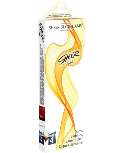 Digues en latex Glyde Dams Cola x4 