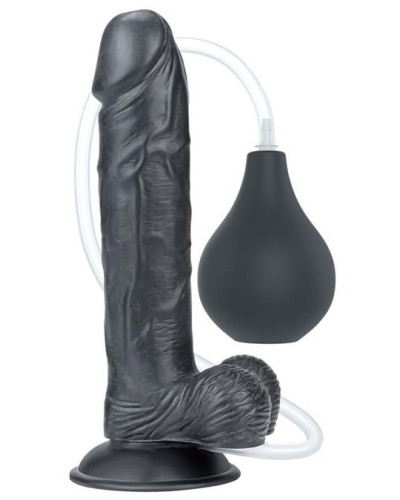 Gode éjaculateur Squirt 18 x 4.5cm Noir 