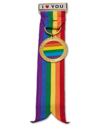 Médaille Rainbow avec Ruban 