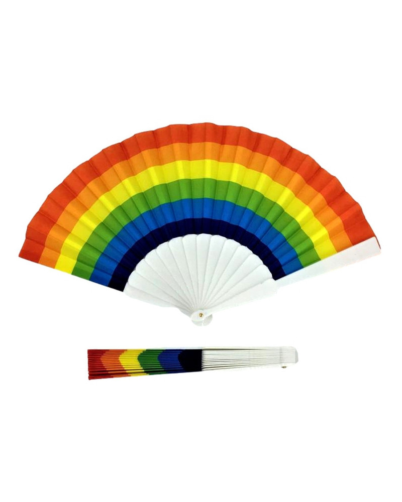 Éventail Rainbow 23cm 
