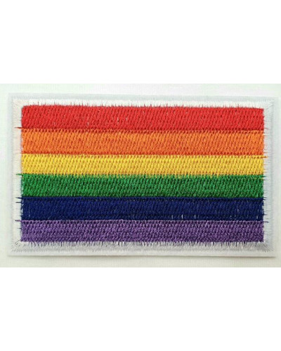 Écusson thermocollant Rainbow 5.5 x 8.5cm 