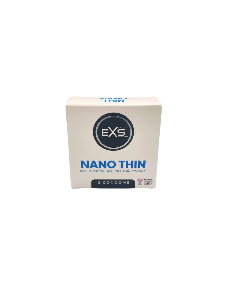 Préservatifs fins Nano Thin x3 