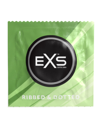 Préservatifs texturés Ribbed & Dotted x3 