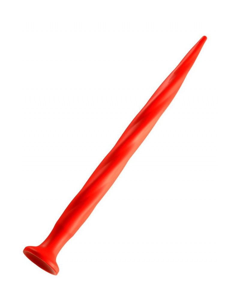 Gode long Stretch Worm N°1 - 39 x 3cm Rouge 