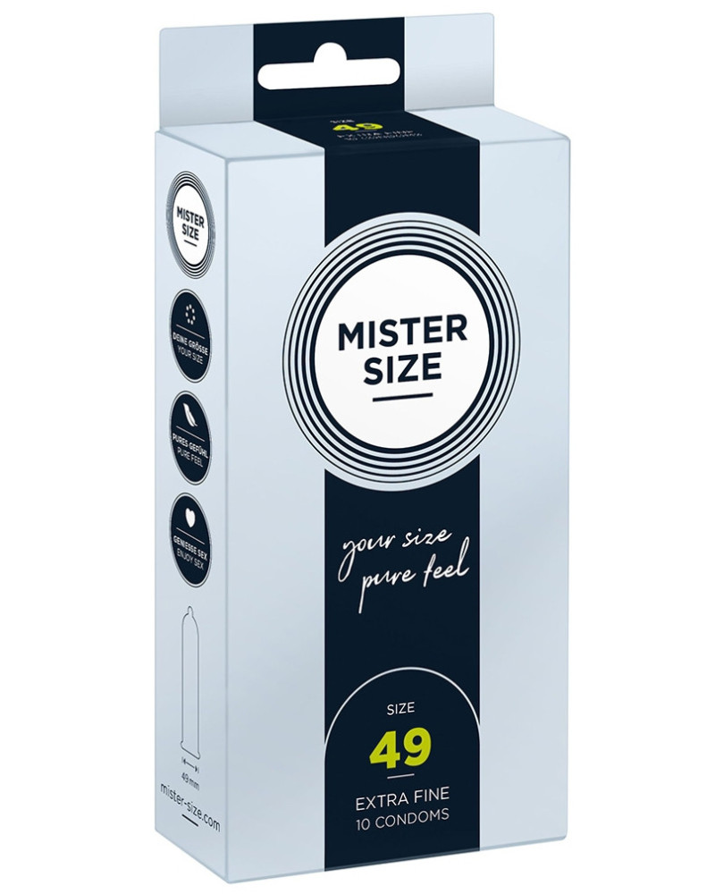 Préservatifs MISTER SIZE 49mm x10 