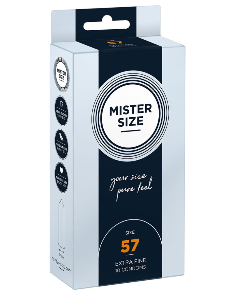 Préservatifs MISTER SIZE 57mm x10 
