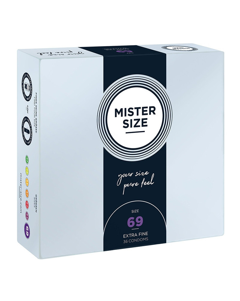 Préservatifs MISTER SIZE 69mm x36 