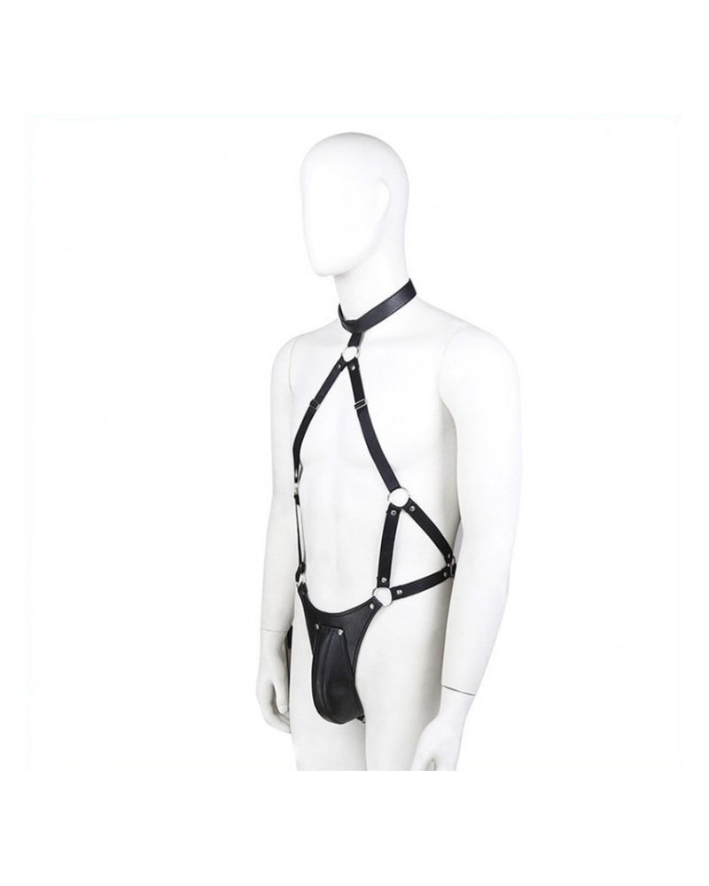 Ensemble Panties avec harnais Simili 