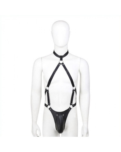 Ensemble Panties avec harnais Simili 