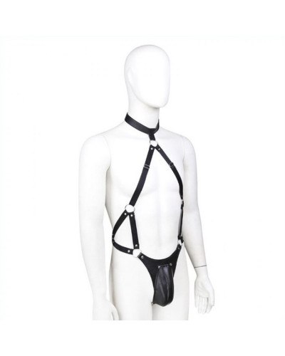 Ensemble Panties avec harnais Simili 