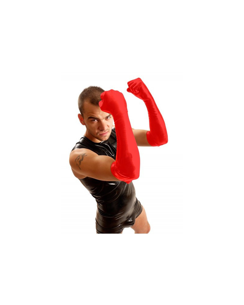 Gants Fist Elbow Rouge  Couleur principale:Rouge