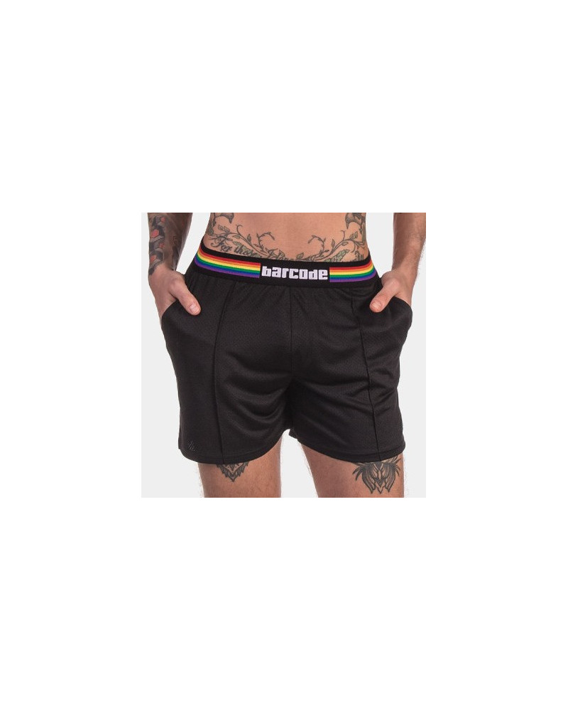 Short Barcode Pride Noir  Couleur principale:Noir