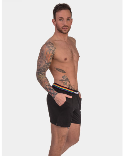 Short Barcode Pride Noir  Couleur principale:Noir