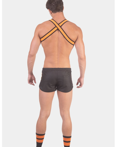 Short BYRON Laboratory Noir-Orange  Couleur principale:Noir Couleur secondaire:Orange