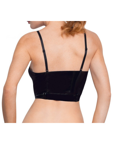 Top VINYL ZIP Noir  Couleur principale:Noir