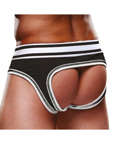 Bottomless Open Brief Prowler Noir-Blanc  Couleur principale:Noir Couleur secondaire:Blanc