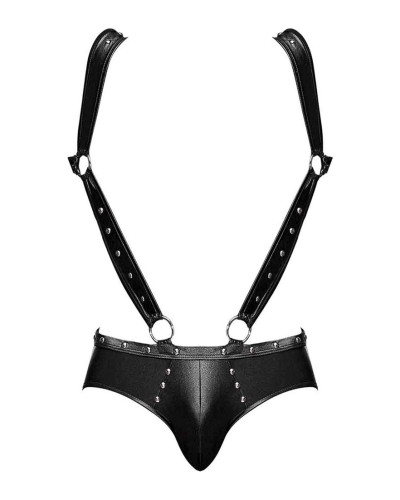 Bottomless et Harnais Uranus Male Power  Couleur principale:Noir