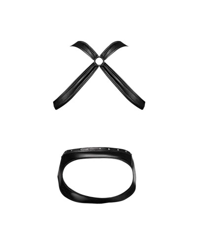 Bottomless et Harnais Uranus Male Power  Couleur principale:Noir