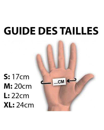 Gants Vinyl Gloves Galant Noirs  Couleur principale:Noir