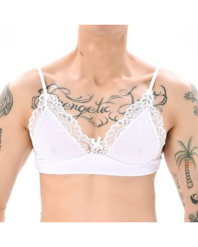 Soutien-Gorge Lace Border Blanc  Couleur principale:Blanc