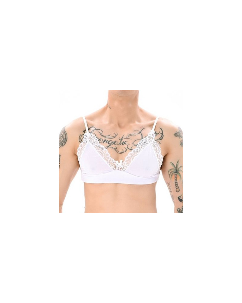 Soutien-Gorge Lace Border Blanc  Couleur principale:Blanc