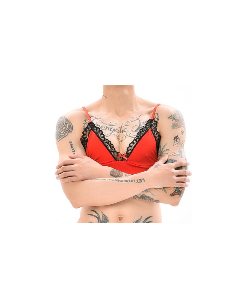 Lingerie Hommes  Couleur principale:Rouge Couleur secondaire:Noir