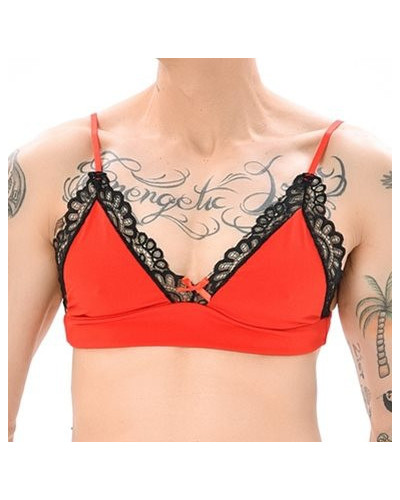 Lingerie Hommes  Couleur principale:Rouge Couleur secondaire:Noir