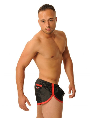Short  Couleur principale:Noir Couleur secondaire:Rouge