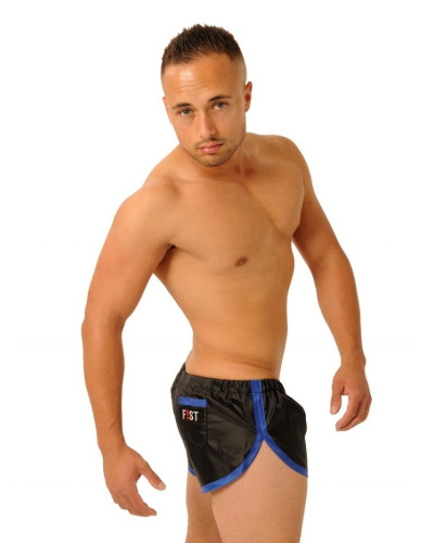Short  Couleur principale:Noir Couleur secondaire:Bleu