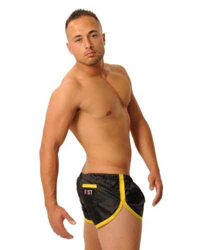 Short  Couleur principale:Noir Couleur secondaire:Jaune