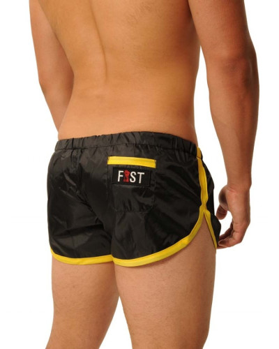 Short  Couleur principale:Noir Couleur secondaire:Jaune