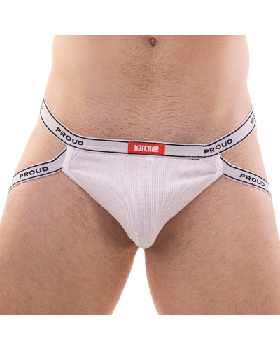 Rib Jock Proud Boy Blanc  Couleur principale:Blanc