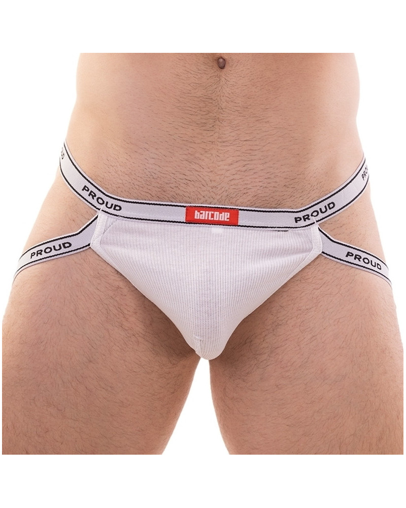 Rib Jock Proud Boy Blanc  Couleur principale:Blanc
