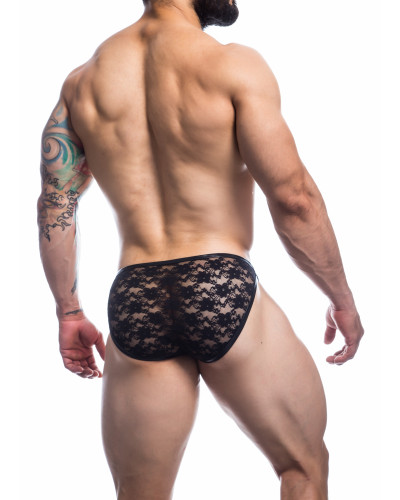 Bikini en dentelle Lace Bulge Noir  Couleur principale:Noir