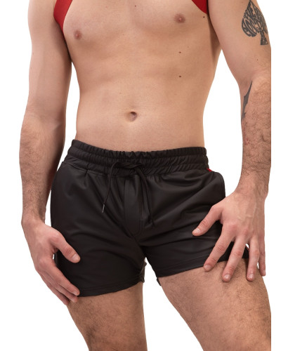 Short  Couleur principale:Noir Couleur secondaire:Rouge
