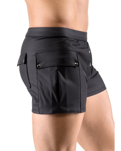 Short avec poches Junio Noir  Couleur principale:Noir