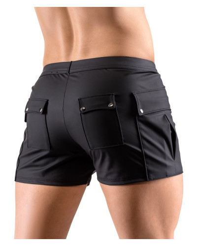 Short avec poches Junio Noir  Couleur principale:Noir