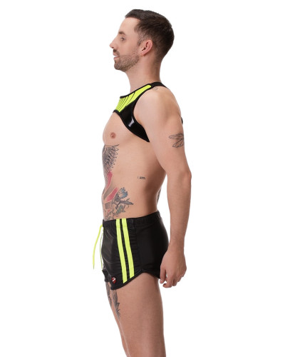 Short  Couleur principale:Noir Couleur secondaire:Jaune