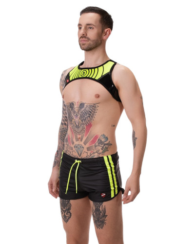 Short  Couleur principale:Noir Couleur secondaire:Jaune