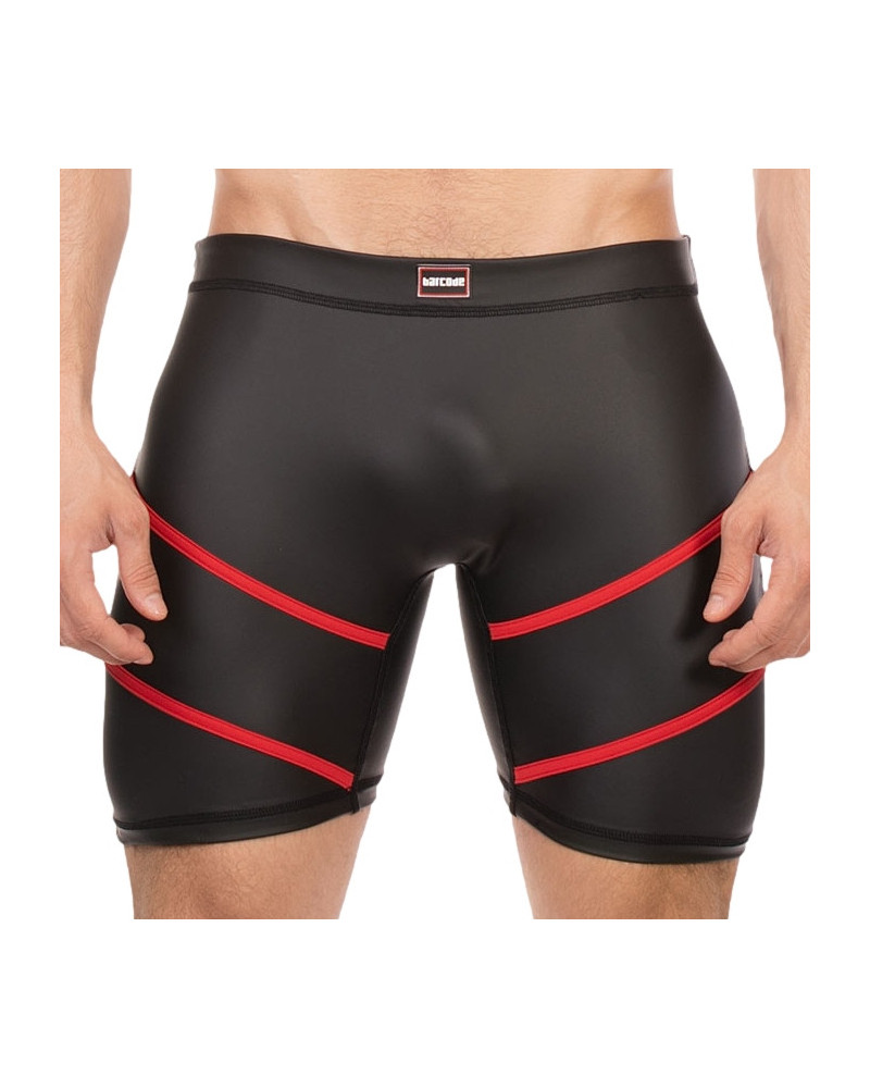 Short Nuru Noir-Rouge  Couleur principale:Noir Couleur secondaire:Rouge
