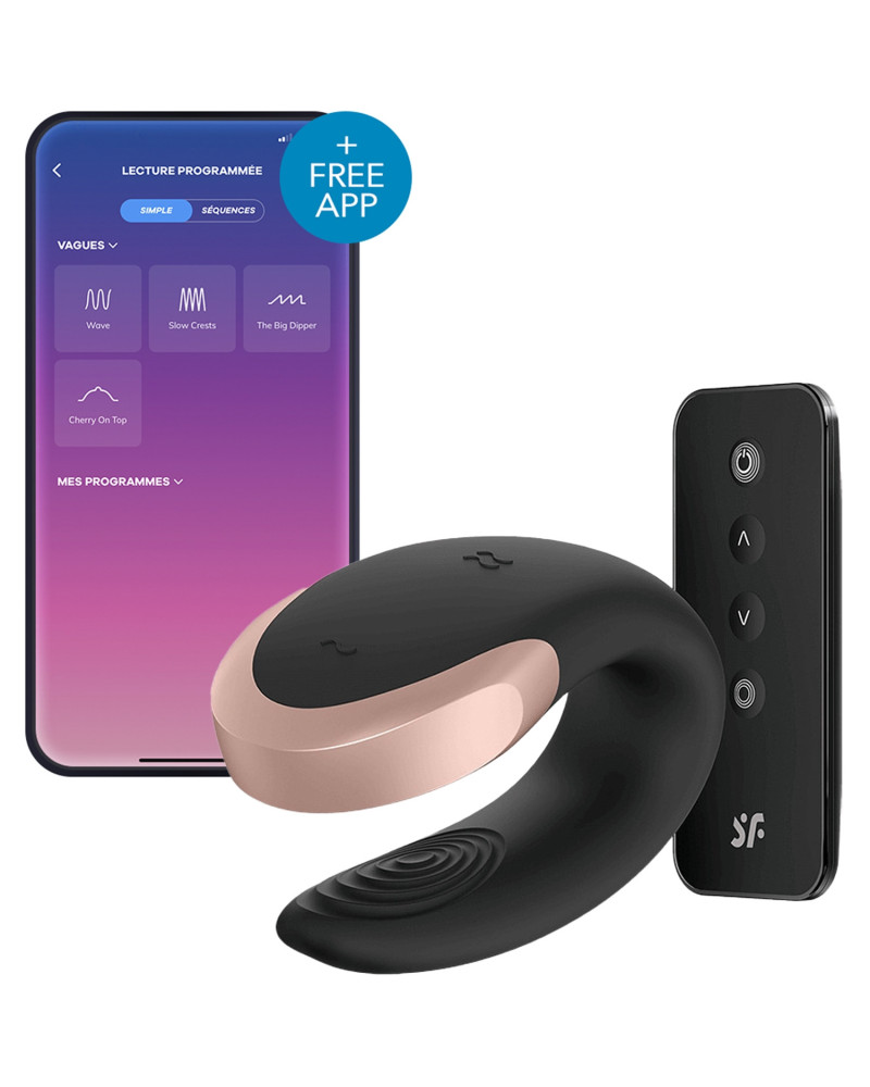 Stimulateur connecté Double Love Luxury Couples 