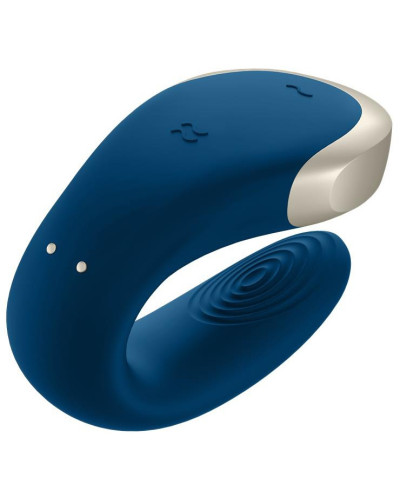 Stimulateur connecté DOUBLE LOVE LUXURY Bleu 