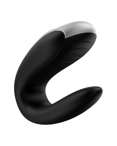 Double stimulateur connecté Double Fun Satisfyer Noir 