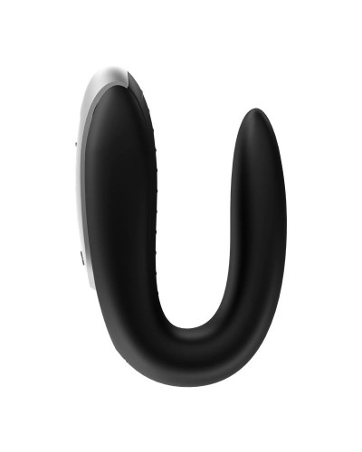 Double stimulateur connecté Double Fun Satisfyer Noir 