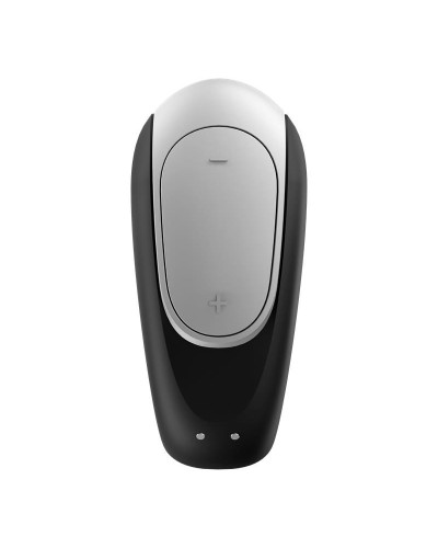 Double stimulateur connecté Double Fun Satisfyer Noir 