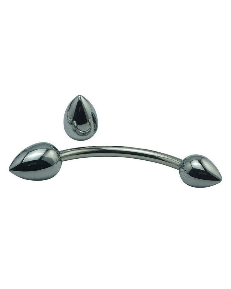 Stimulateur de prostate en métal Double Head 25cm 